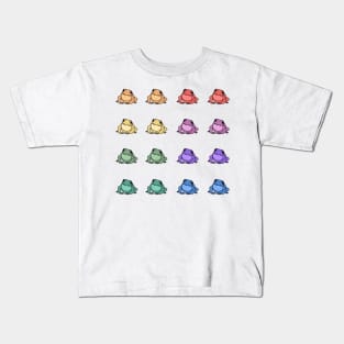 Mini Rainbow Frogs Bundle Kids T-Shirt